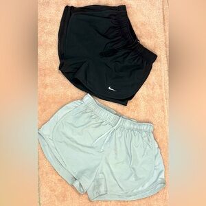 Nike Black and Gray Athletic Shorts Lightweight Performance